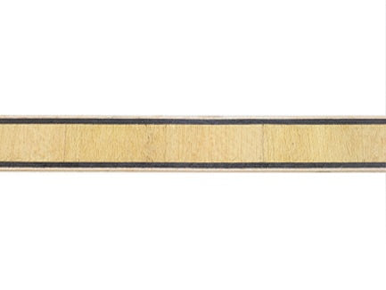 Yellowheart with Maple Edge Wood Inlay